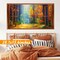 Forest Wall Stickers 3D Fake Windows Wall Stickers Removable Nature Landscape